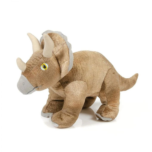 Picture of DINOSAUR SOFT TOY 30CM - TRICERATOPS